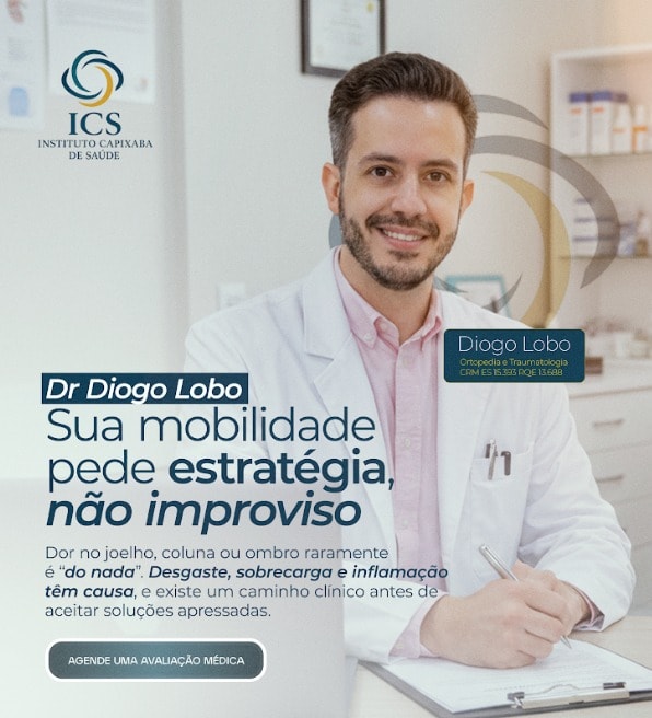 Dr. Diogo Lobo em foto institucional de jaleco